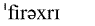 [feerochry spelled out in the phonetic alphabet.] 
